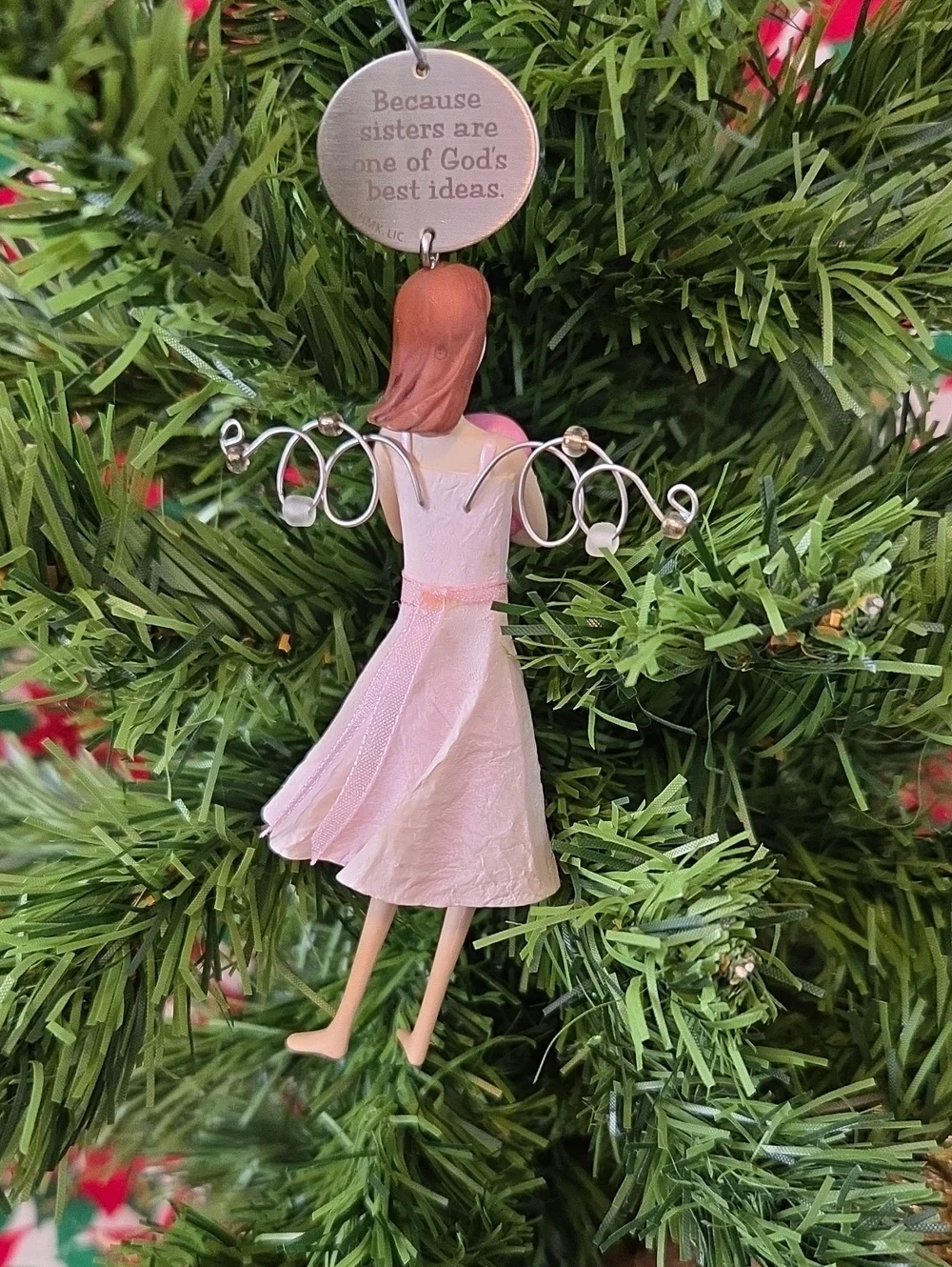* 2008 * Hallmark SISTER ANGEL Collectors Ornament
